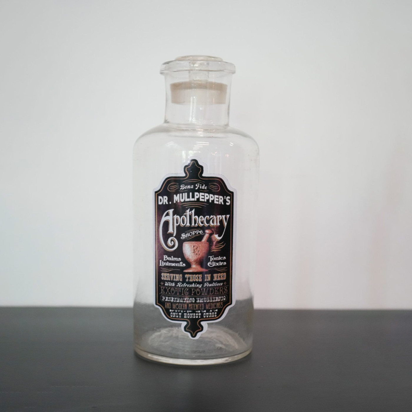 Bote de farmacia cilindrico