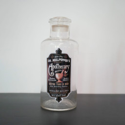 Bote de farmacia cilindrico