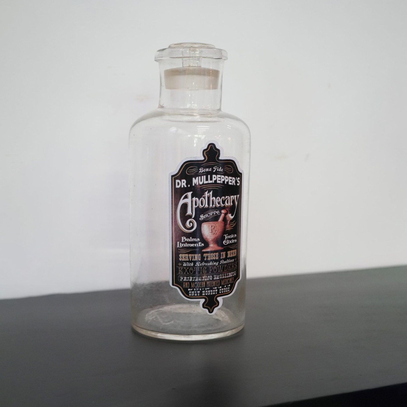 Bote de farmacia cilindrico
