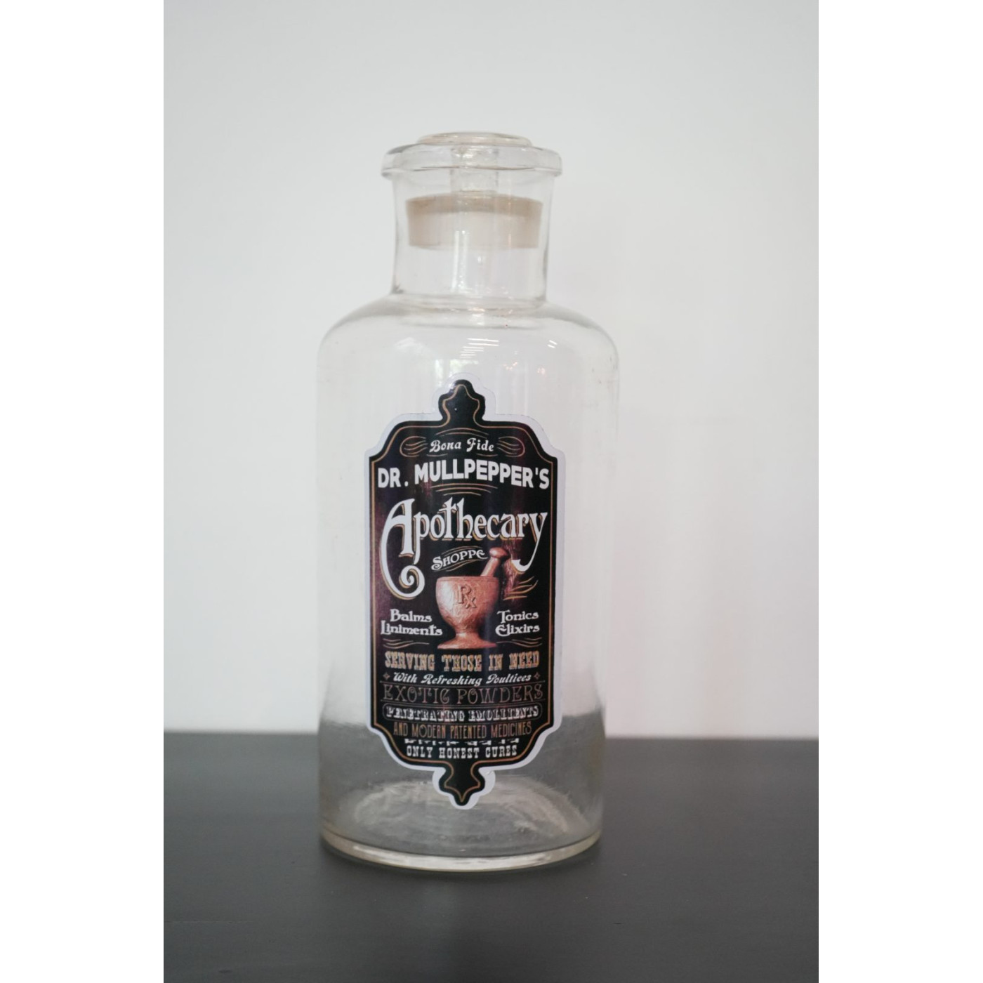 Bote de farmacia cilindrico