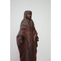 Virgen Maria de madera