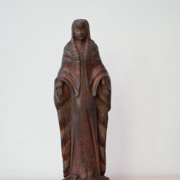 Virgen Maria de madera