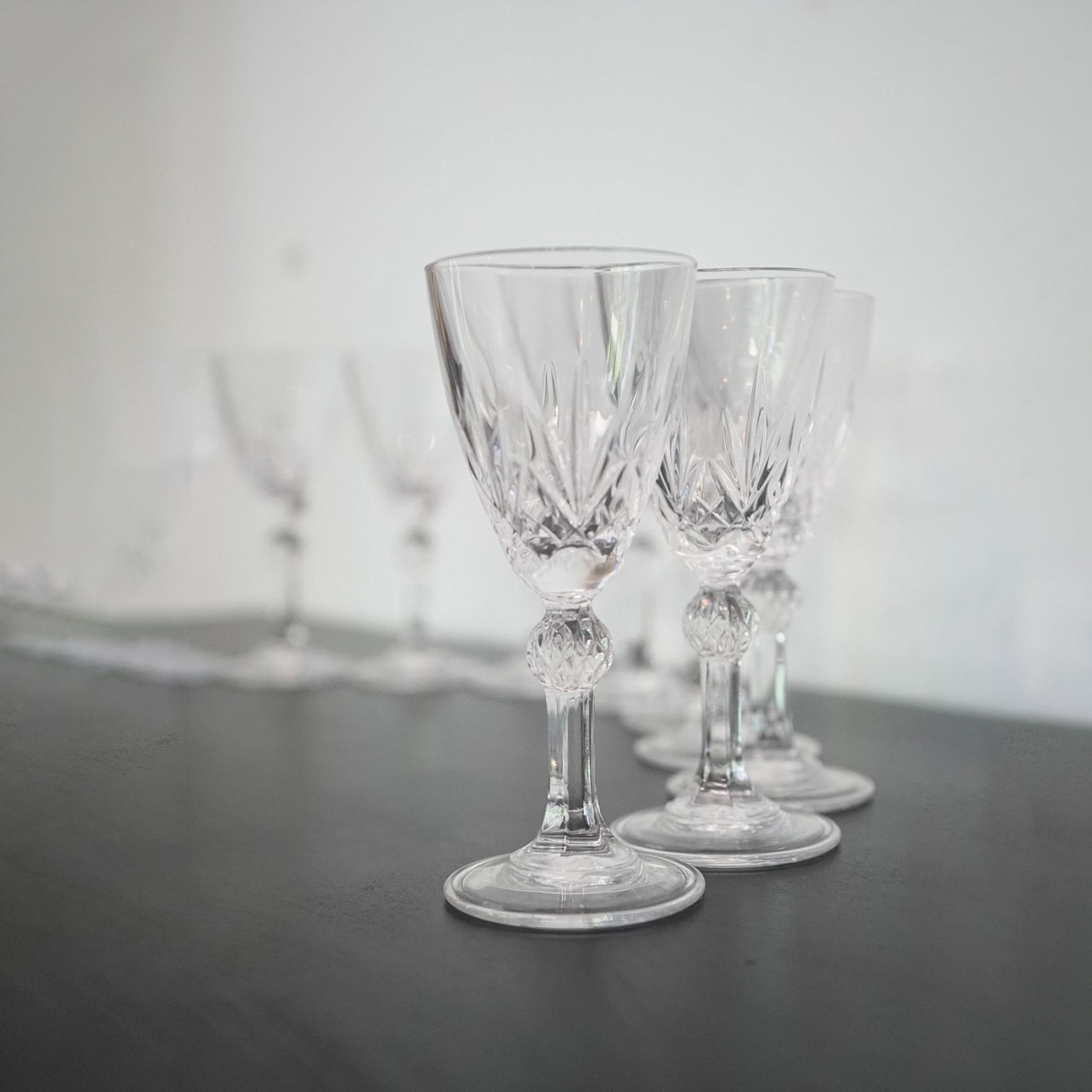 Copas de cristal para coñac