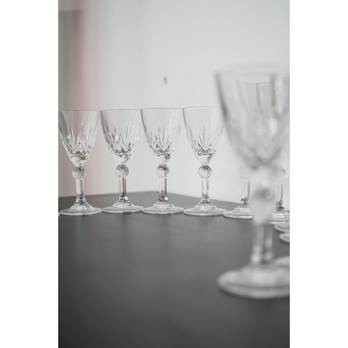 Copas de cristal para coñac