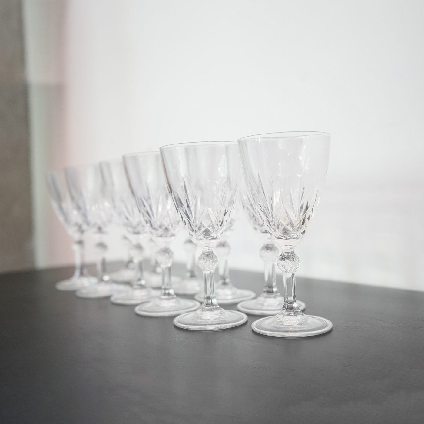 Copas de cristal para vino blanco