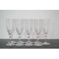 Copas de cristal para champaña