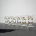 Copas de vidrio decoradas