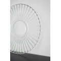 Plato base de cristal