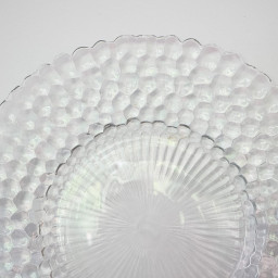 Plato base de cristal