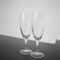 Copas de cristal marca Champagne Pommery - 2 unidades