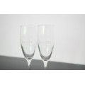 Copas de cristal marca Champagne Pommery - 2 unidades