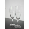 Copas de cristal marca Champagne Pommery - 2 unidades