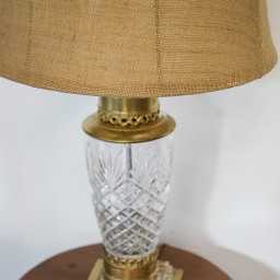 Lámpara base de cristal