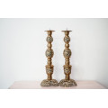 Candeleros de bronce