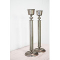 Candeleros de bronce