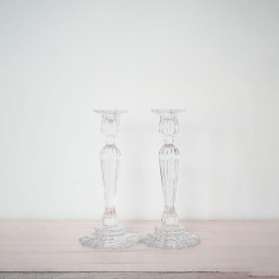 Candeleros de cristal