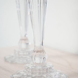 Candeleros de cristal