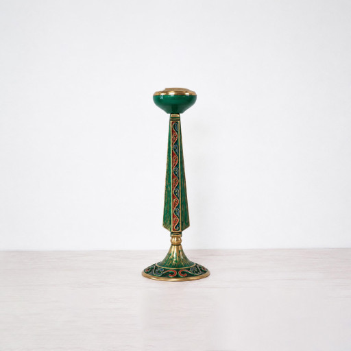 Candelero de bronce