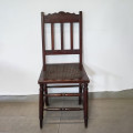 Silla de madera victoriana