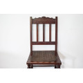 Silla de madera victoriana
