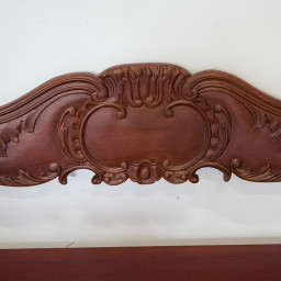 Banca estilo Francés de madera de cedro